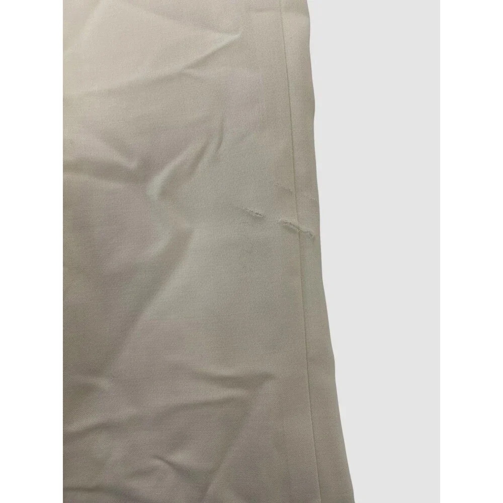 Akris Women's White Fiyki Wide Leg Wool Double-Face Pants Size 8 - Picture 5 of 9